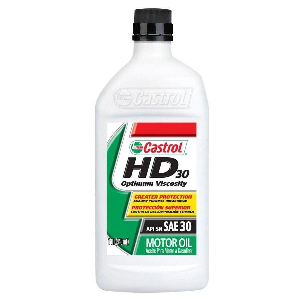 Castrol 32 Oz Heavy Duty Motor Oil 151b00 The Home Depot