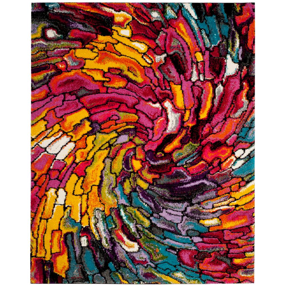 Safavieh Fiesta Shag Multi 9 Ft. X 12 Ft. Area Rug-fsg373m-9 - The Home 