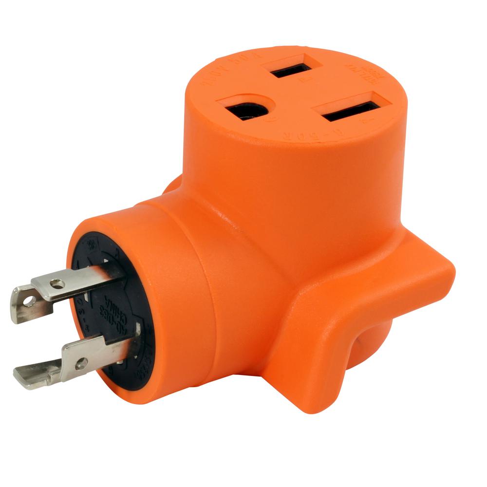 AC WORKS Welder Adapter 30 Amp 4-Prong L14-30P 30 Amp Generator Locking Plug to... by AC WORKS