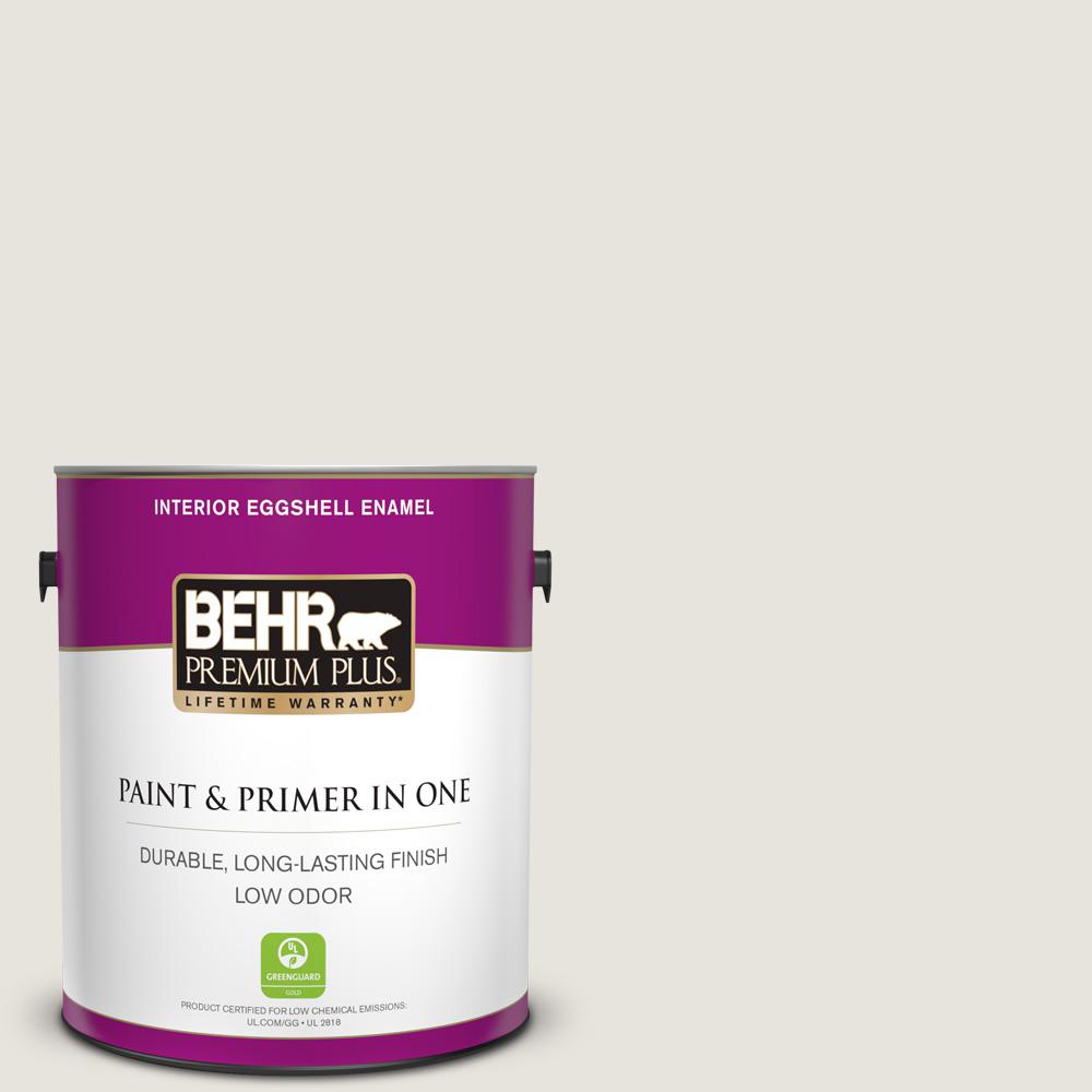 BEHR PREMIUM PLUS 1 gal. 790C1 Irish Mist Eggshell Enamel Low Odor