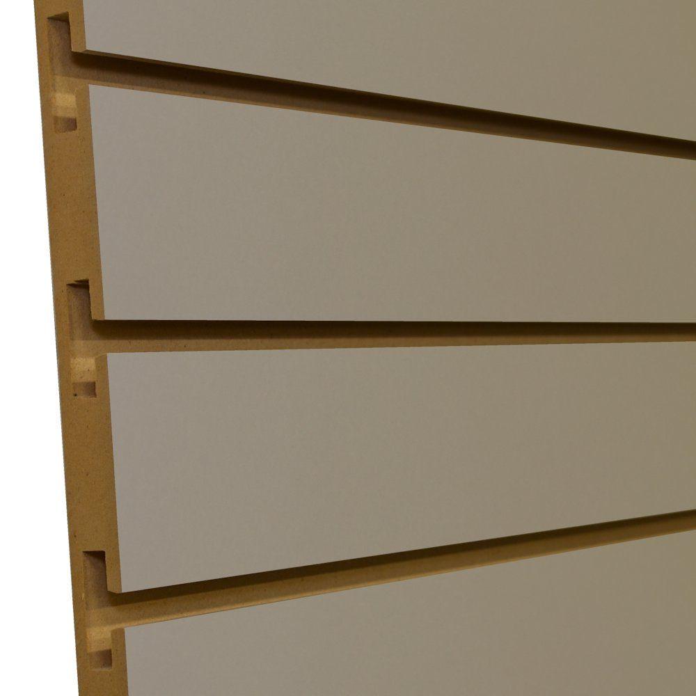 Garageescape 2 Ft X 4 Paintable Slatwall Easy Panel Piece 3 4 In X Ft 8