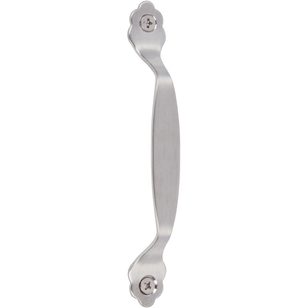 Delaney 5 1 4 In Brushed Steel Barn Door Hardware Clover Pull