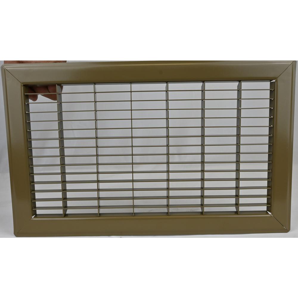 Venti Air 14 in. x 8 in. x Brown Heavy Duty Floor Return Air Grille