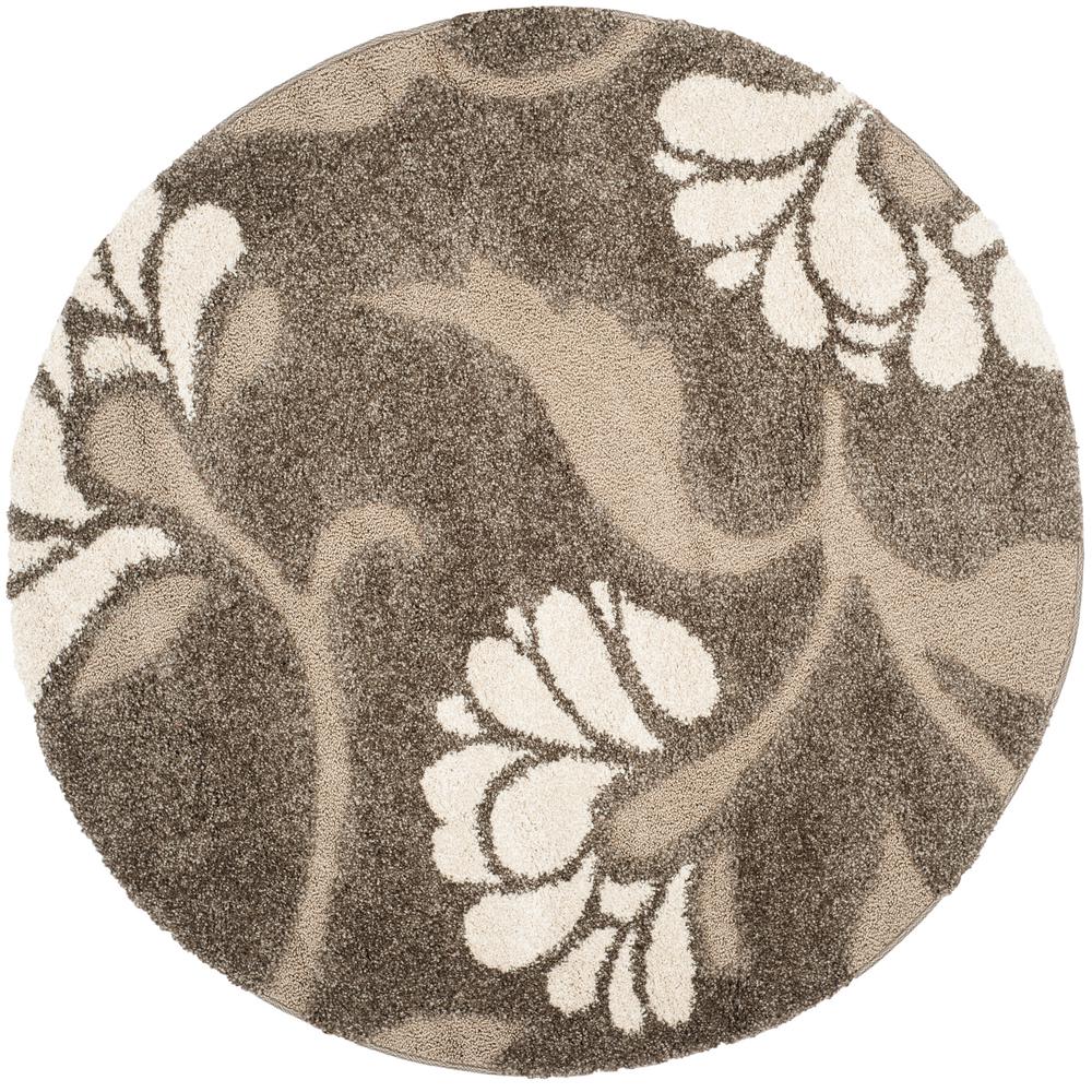Safavieh Florida Smoke Beige 7 Ft X Round Area Rug