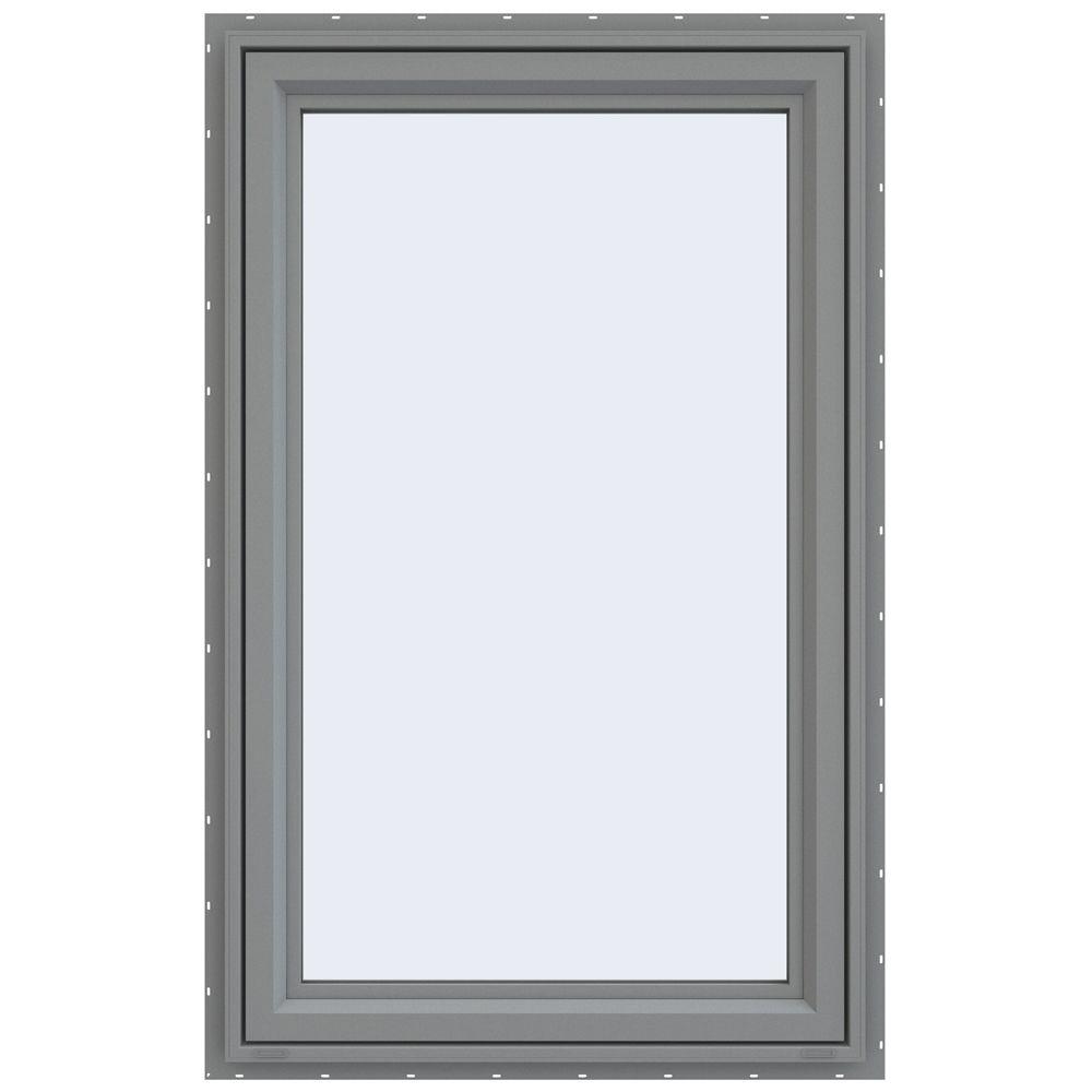 JELD-WEN 23.5 in. x 35.5 in. V-4500 Series Right-Hand Casement Vinyl ...