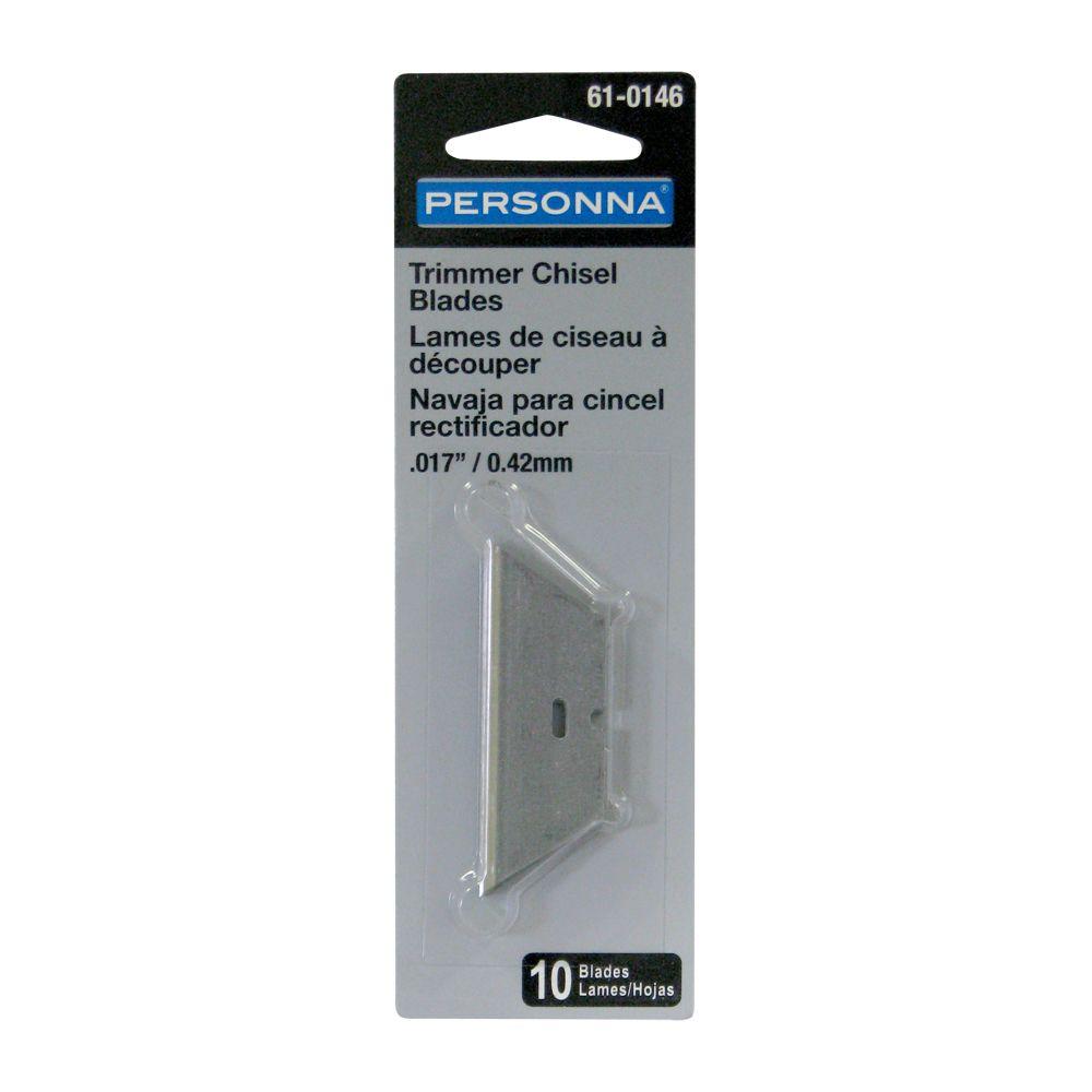 Personna Carpet Trimmer Chisel Blades (10Pack)610146EACH The Home