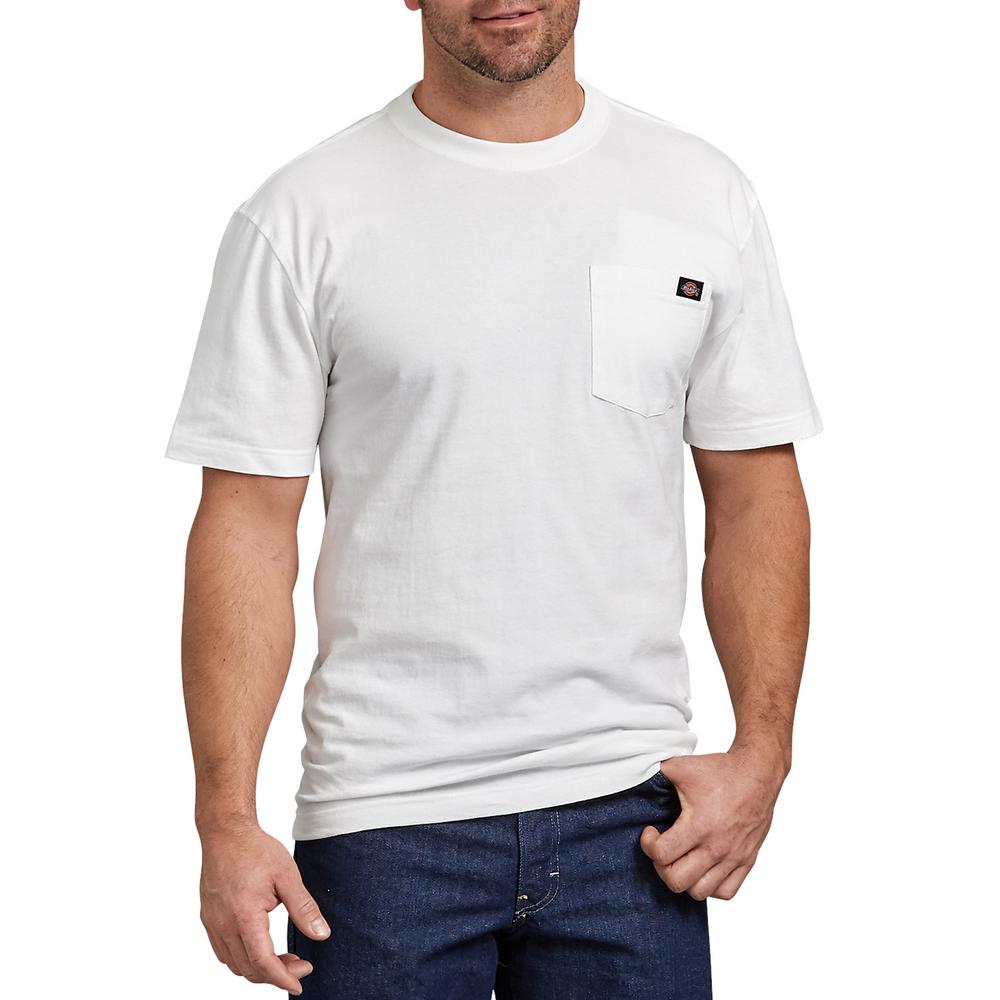 dickies men's short sleeve heavyweight crew neck