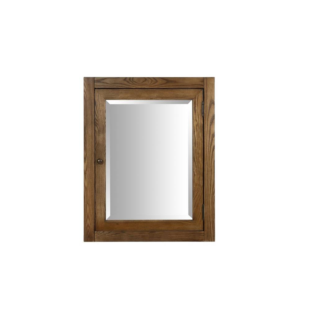 UPC 881274200613 product image for Hembry Creek Palmetto 24 in. x 30 in. Surface-Mount Corner Medicine Cabinet in D | upcitemdb.com