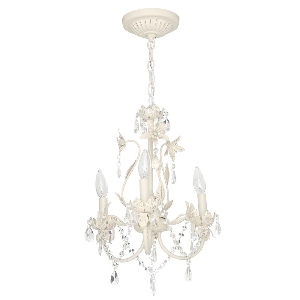 Hampton Bay Kristin 3 Light Antique White Hanging Mini Chandelier Hb3430 44 The Home Depot - Hanging Chandeliers At Home Depot Hampton Bay Kristin 3 Light Antique White Hanging Mini Chandelier Hb3430 44 The Home Depot - Hanging Chandeliers At Home Depot