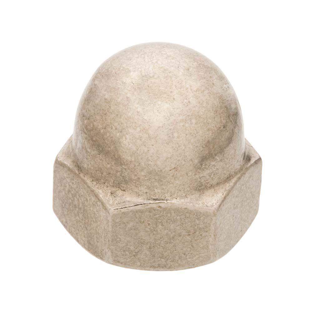 Cap Nuts The Home Depot 1 2 13 Zinc Plated Steel Cap Nut