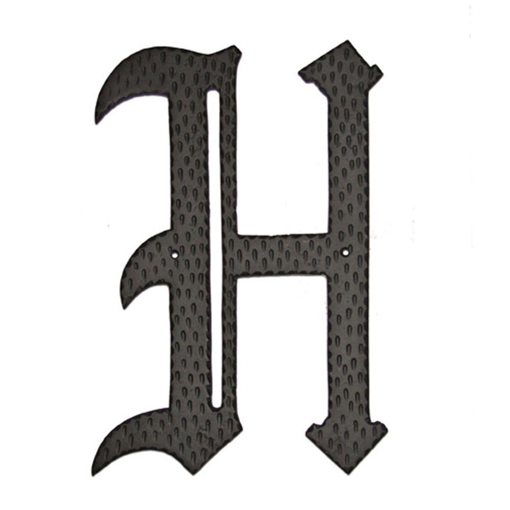 Montague Metal Products 24 In Home Accent Monogram H Ham 24 H The Home Depot