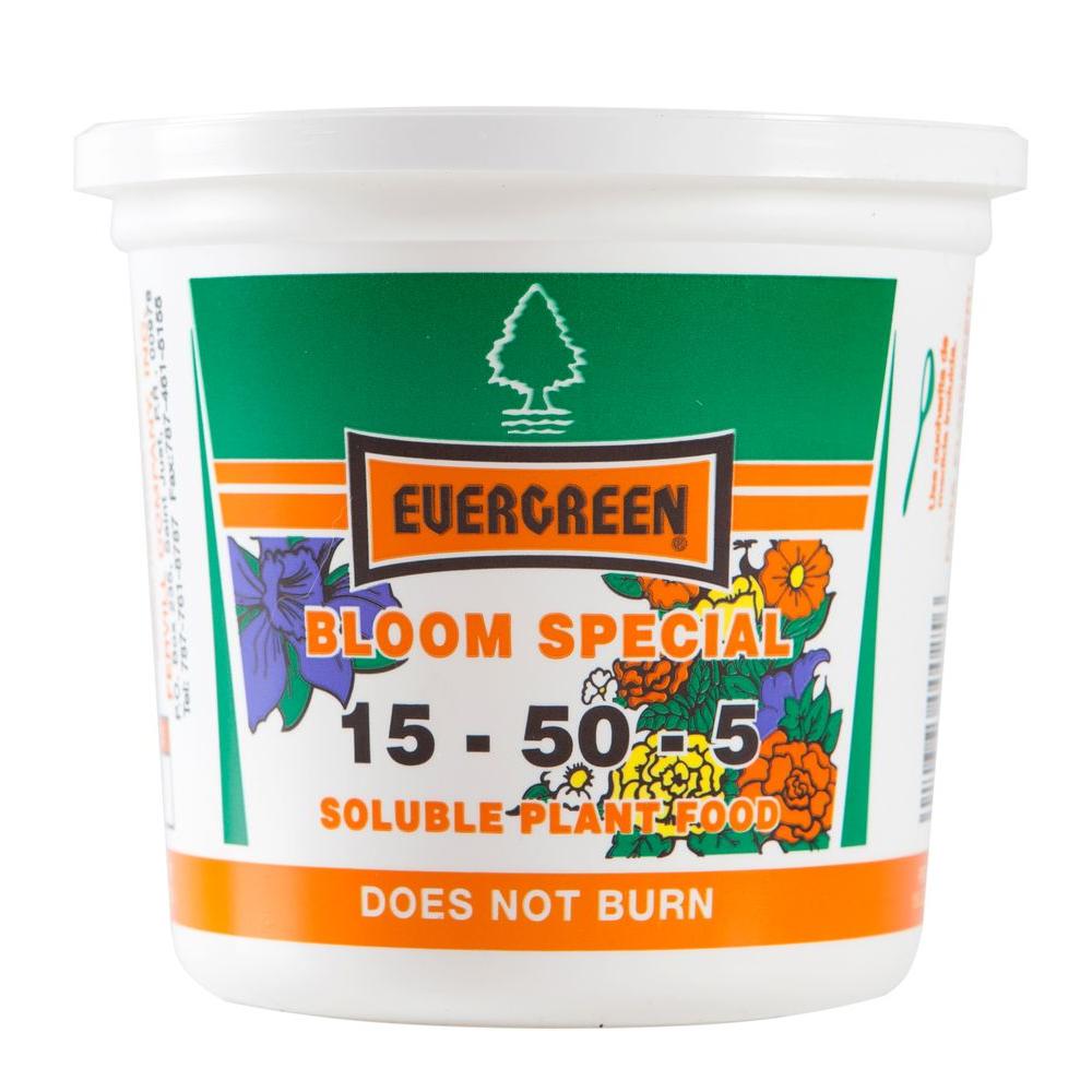 Evergreen 1 Lb Bloom Special Plant Food 15 50 05 0 The Home Depot Bloom Special Plant Food