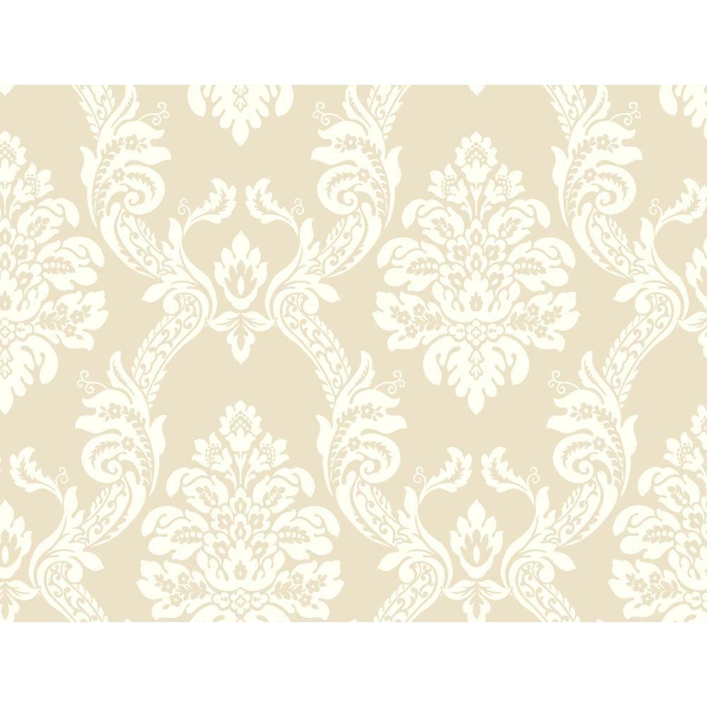 Damask and Toile Wallpaper Wallpaper & Borders The Home Depot