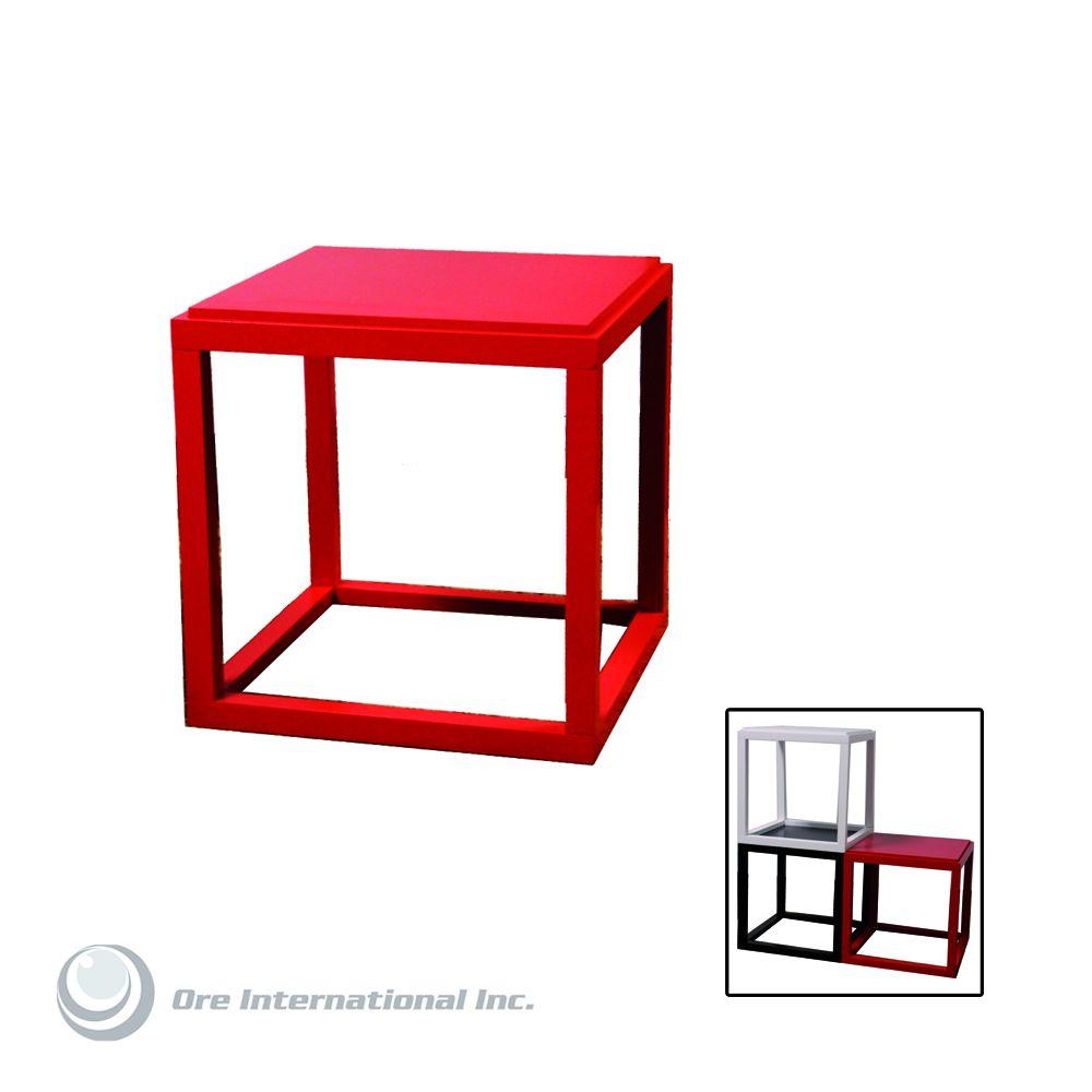 Home Decorators Collection Red Stackable End TableN3009RED The Home Depot