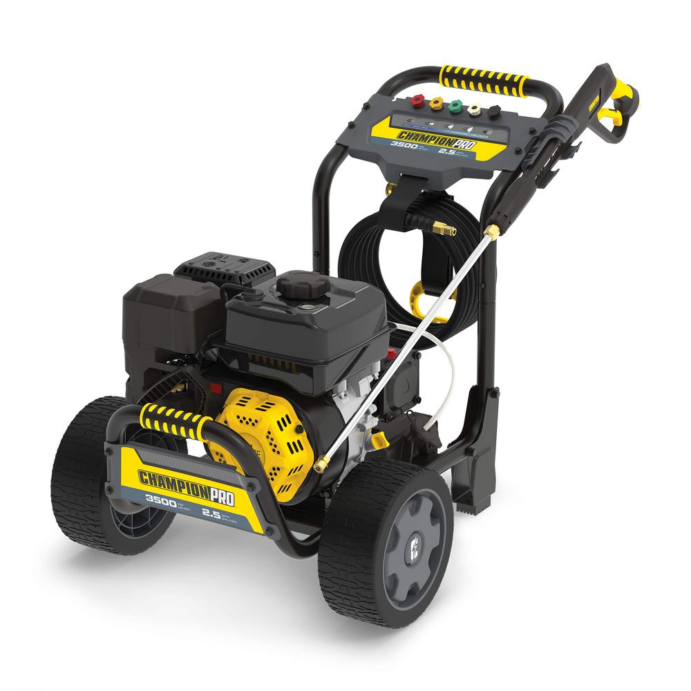 Champion Power Equipment 100786 Gas Cold Water Pressure Washer 3500 PSI 2.5 GPM Commercial Duty
