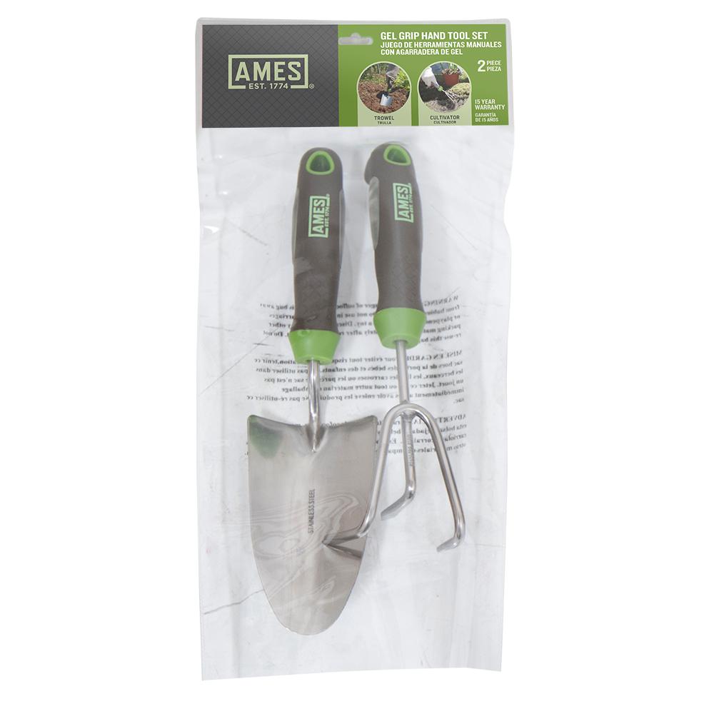 Ames Ergo Gel Grip Trowel And Cultivator 2445900 The Home Depot