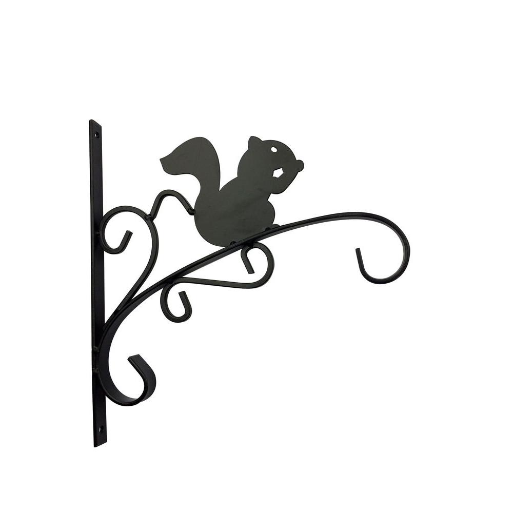 Planter Hook Hanger Bracket Wall Plant Hangers Planters The 12 In Metal Squirrel Plant Bracket