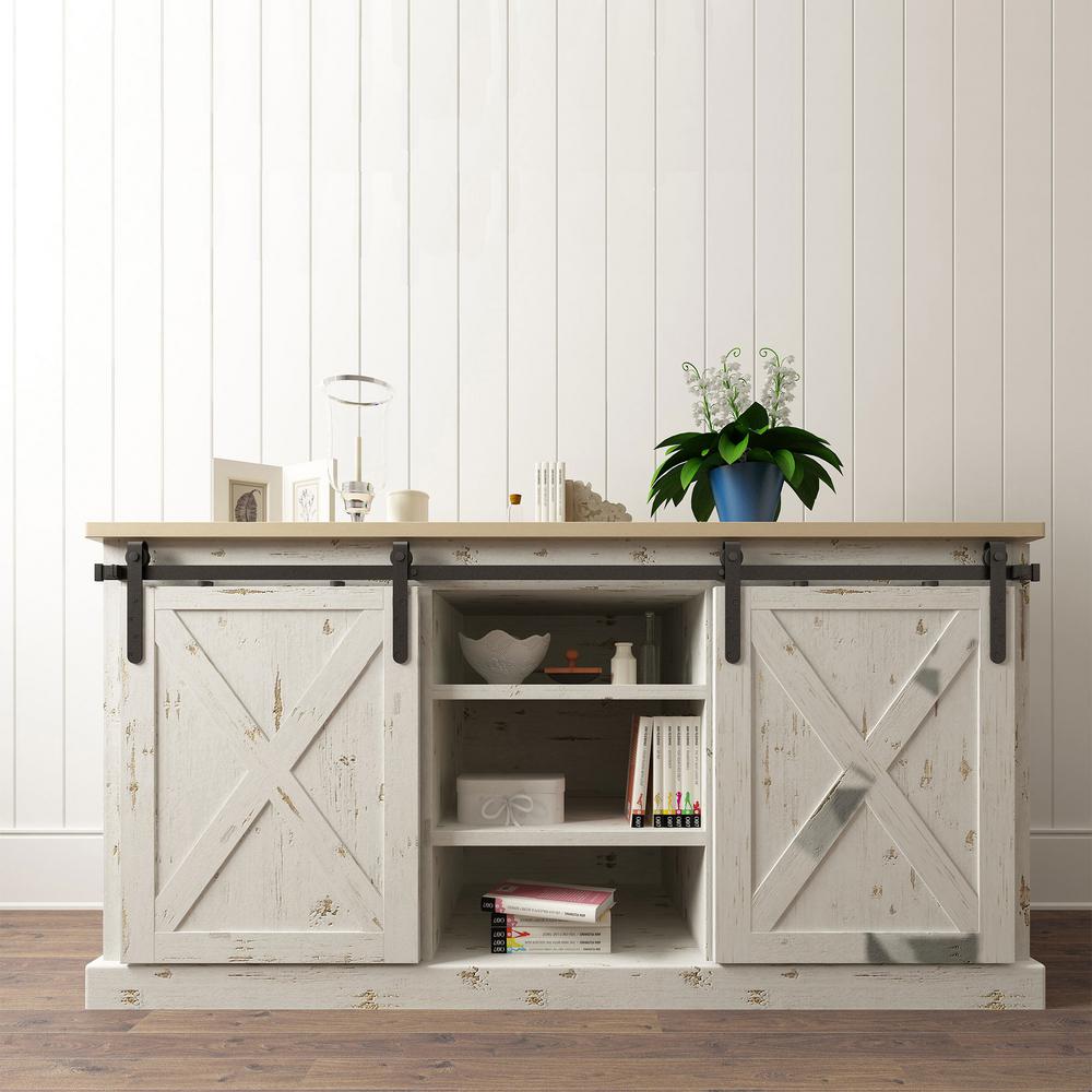 Maxmartt Soft Close Slides Mechanism Furniture Remission Accessory For Sliding Rail Barn Wood Door