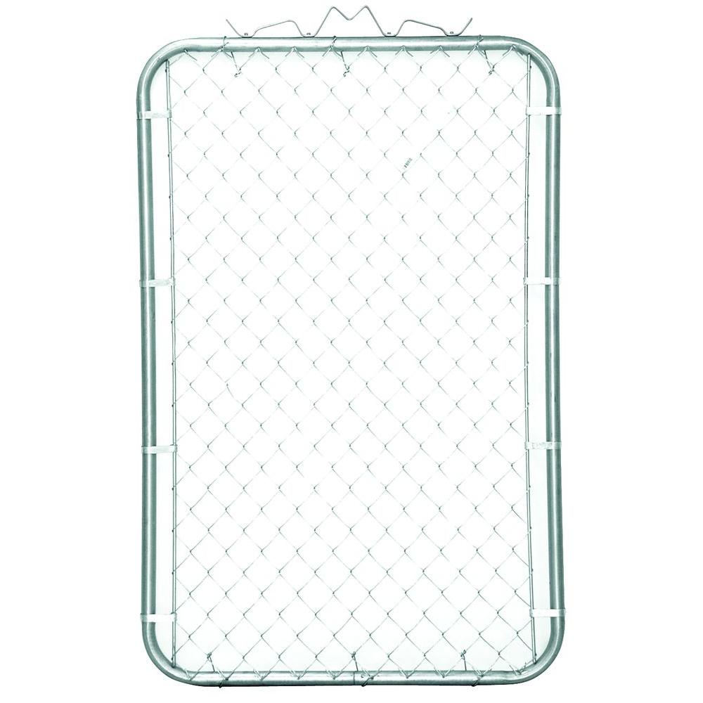 4 Ft X 4 Ft Single Metal Chain Link Fence Gate 4 Ft X 4 Ft Single Metal Chain Link Fence Gate