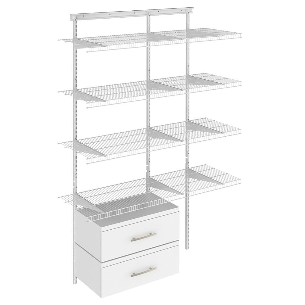 Wire Closet Systems Closet Systems The Home Depot