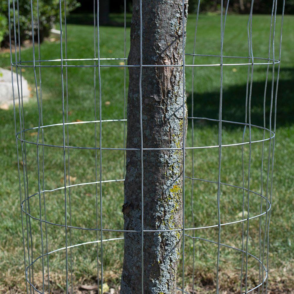 Everbilt 5 Ft X 50 Ft 14 Gauge Galvanized Steel Welded Wire Garden Fence 308303eb The Home Depot