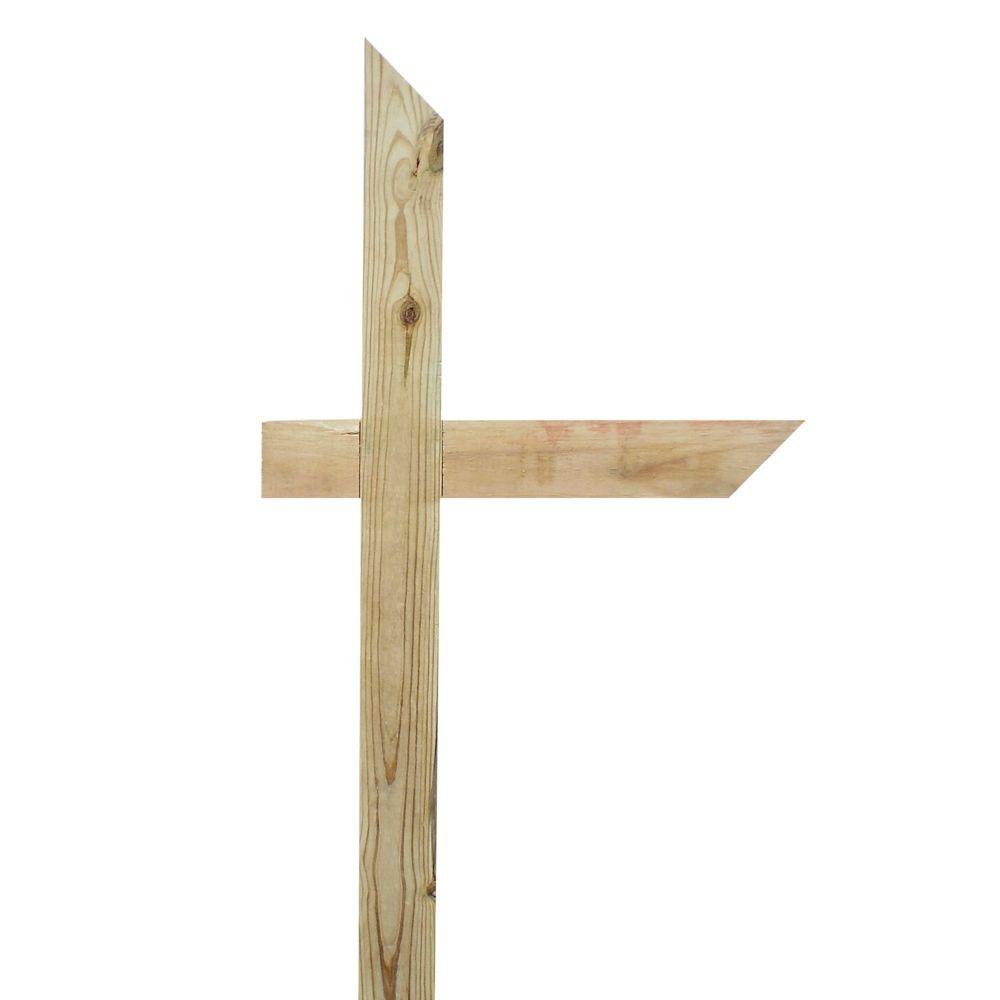 4 In X 4 In X 6 Ft Southern Yellow Pine Angle Mailbox Post