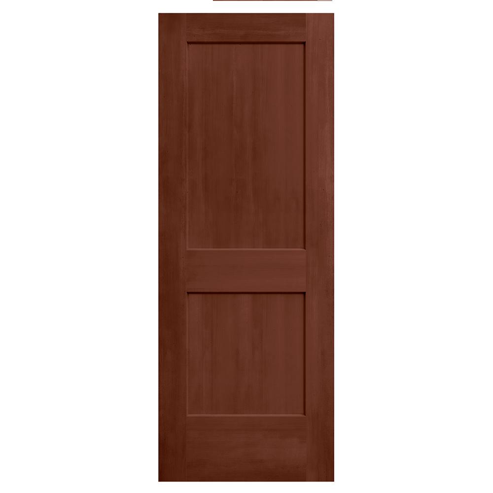 Jeld Wen 30 In X 80 In Monroe Amaretto Stain Solid Core Molded