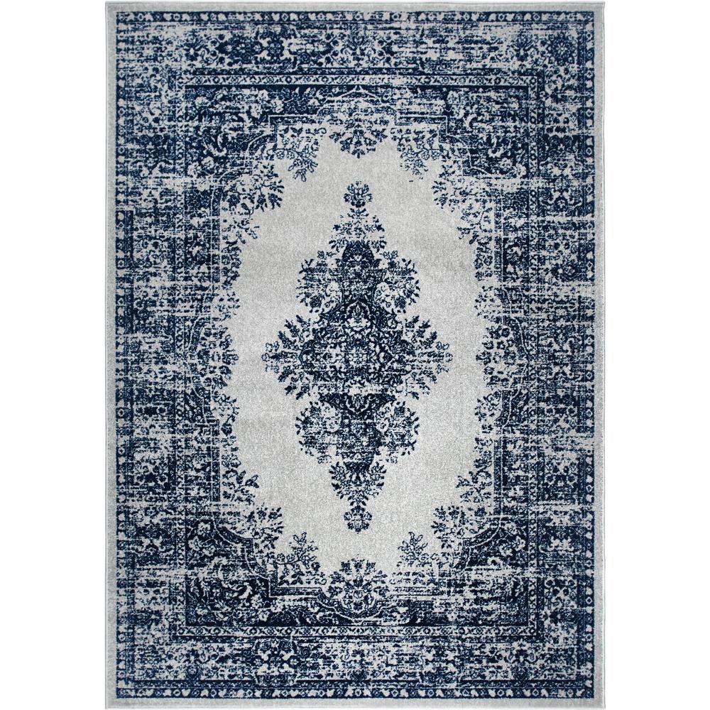 9 X 12 Farmhouse Area Rugs The Home Depot Vintage Gray Blue 9 Ft X 12 Indoor Area Rug
