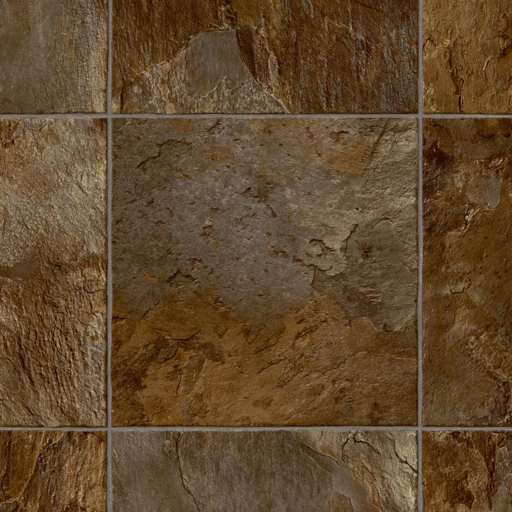 Best Rated Pavers Stone Indoor Only Brown Sheet Vinyl Best Rated Brown Pavers Stone Sheet Vinyl