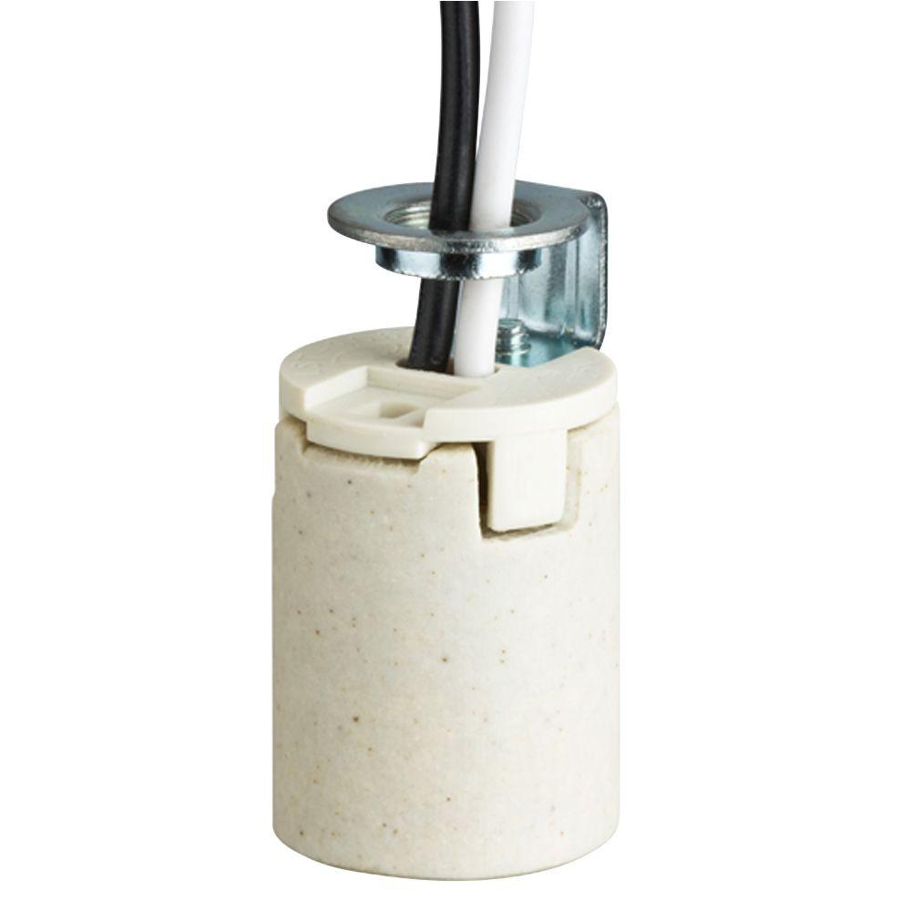 Westinghouse 1 7 8 In Porcelain Socket 7041900 The Home Depot Porcelain Socket
