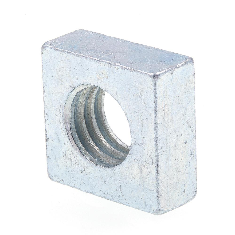 3/8 in.16 Zinc Plated Steel Square Nuts (25Pack)9192657 The Home Depot