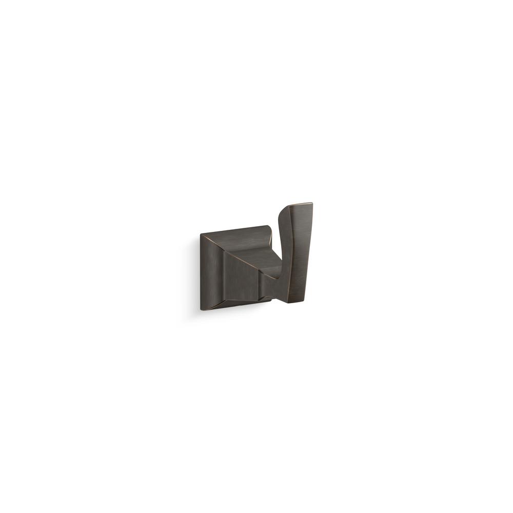 KOHLER Kallan Single Robe Hook in OilRubbed BronzeKR220842BZ The Home Depot