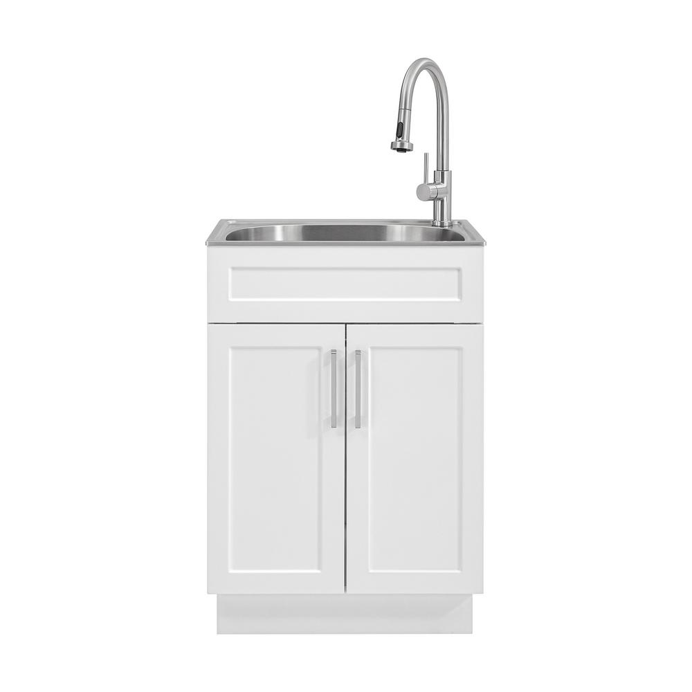 visual-refinement-Laundry Sink with Cabinet