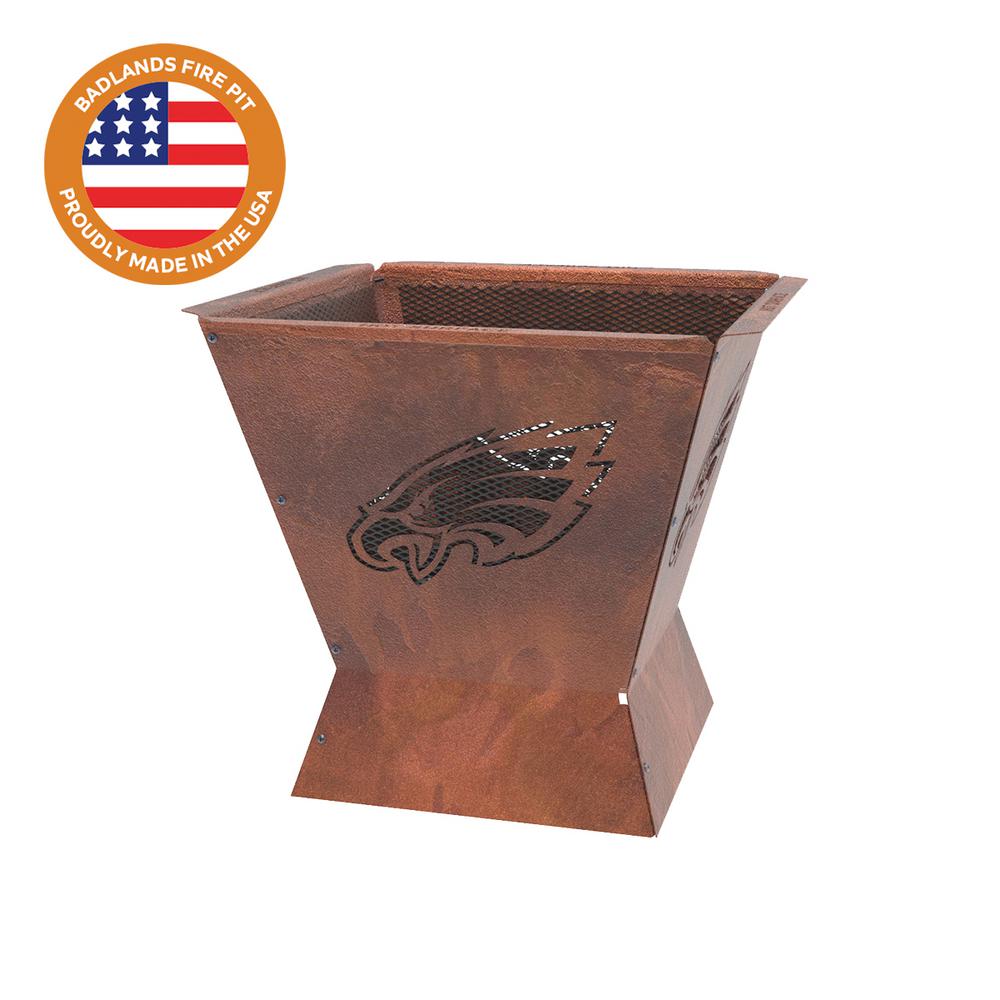 BLUE SKY OUTDOOR LIVING Badlands NFL 29.5 in. x 26 in. Square Steel