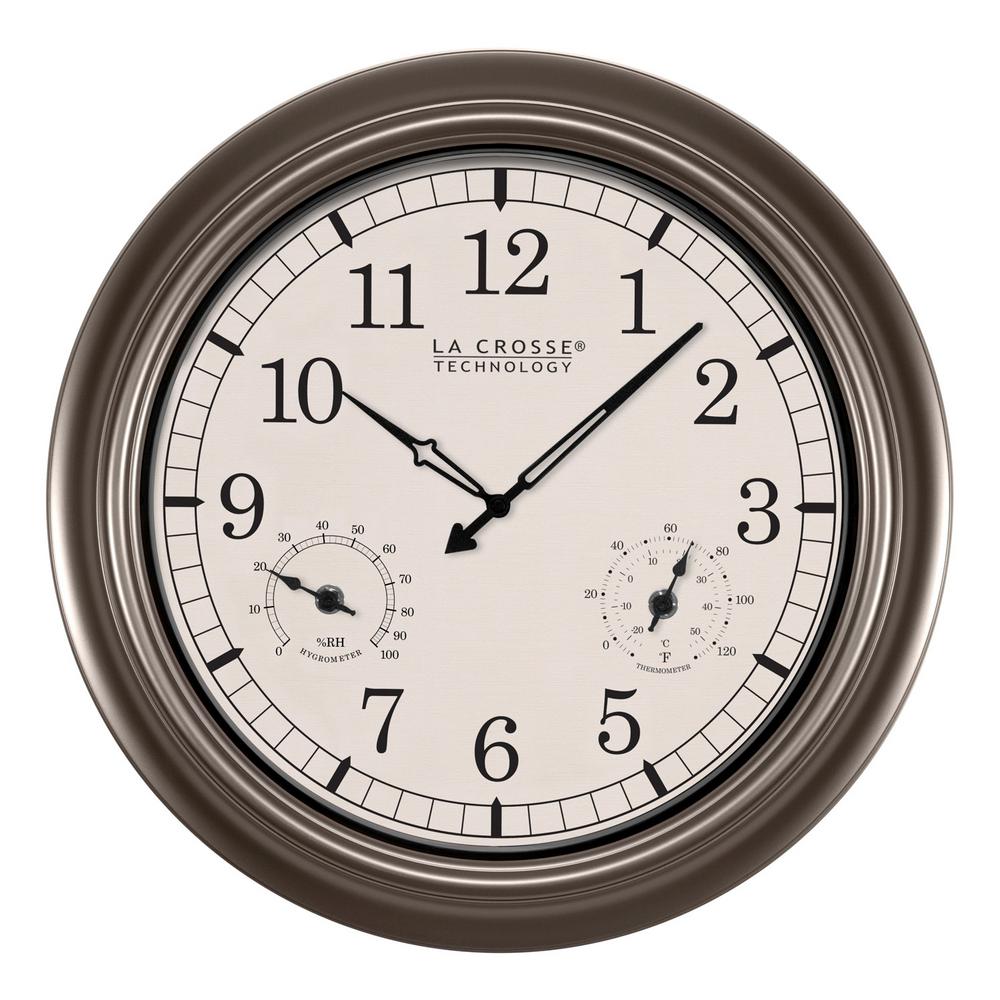 La Crosse Technology 18 in. Thermometer and Hygrometer Indoor/Outdoor