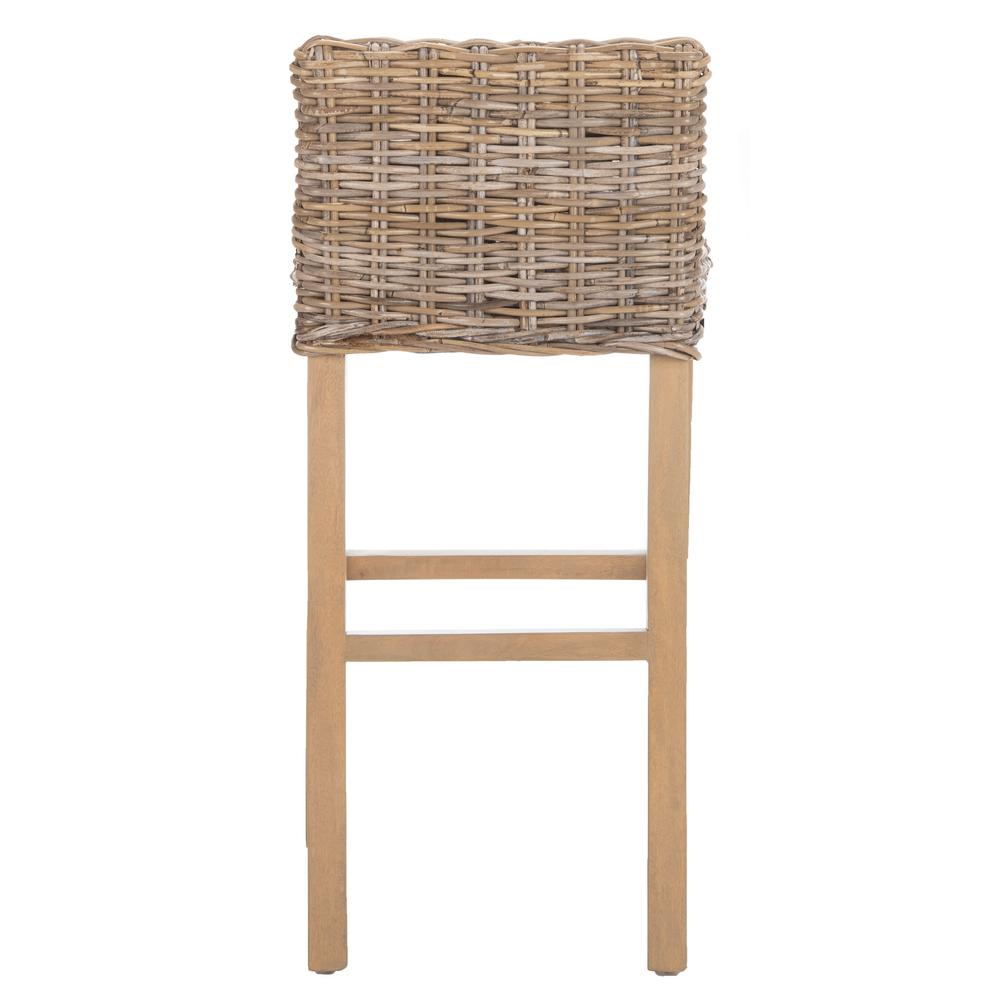 Safavieh Cypress 29 5 In Antique Gray Bar Stool Fox6502b