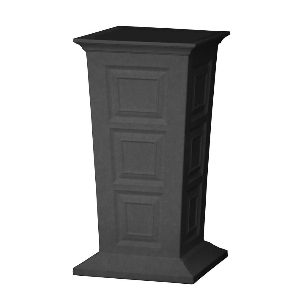 Good Ideas Savannah 16 in. Square Dark Granite PolyResin Column