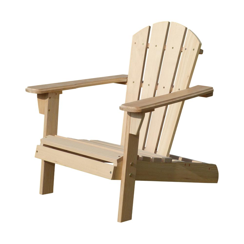 Unfinished Wood Kids Adirondack Chair Kit-ADC0292200000 - The Home Depot