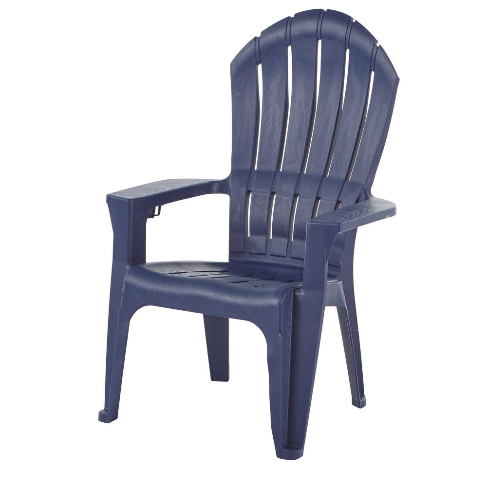 US Leisure Chili Patio Adirondack Chair-167073 - The Home Depot