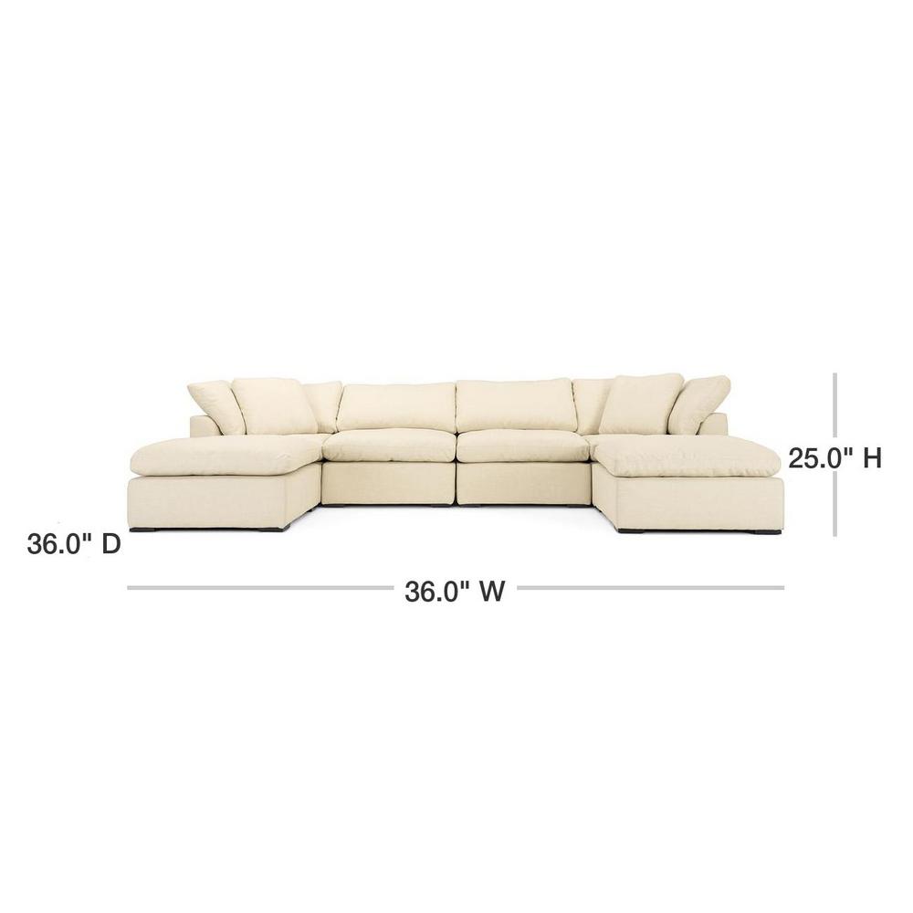 Rst Brands Aria 6 Piece Beige Sofa And Ottoman Set Ip Ss6 B K Rst Brands Aria 6 Piece Beige Sofa And