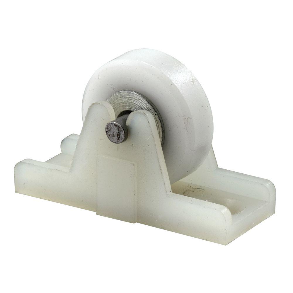 PrimeLine 3/4 in. Flat Nylon Wheel Sliding Window Roller Assembly (2