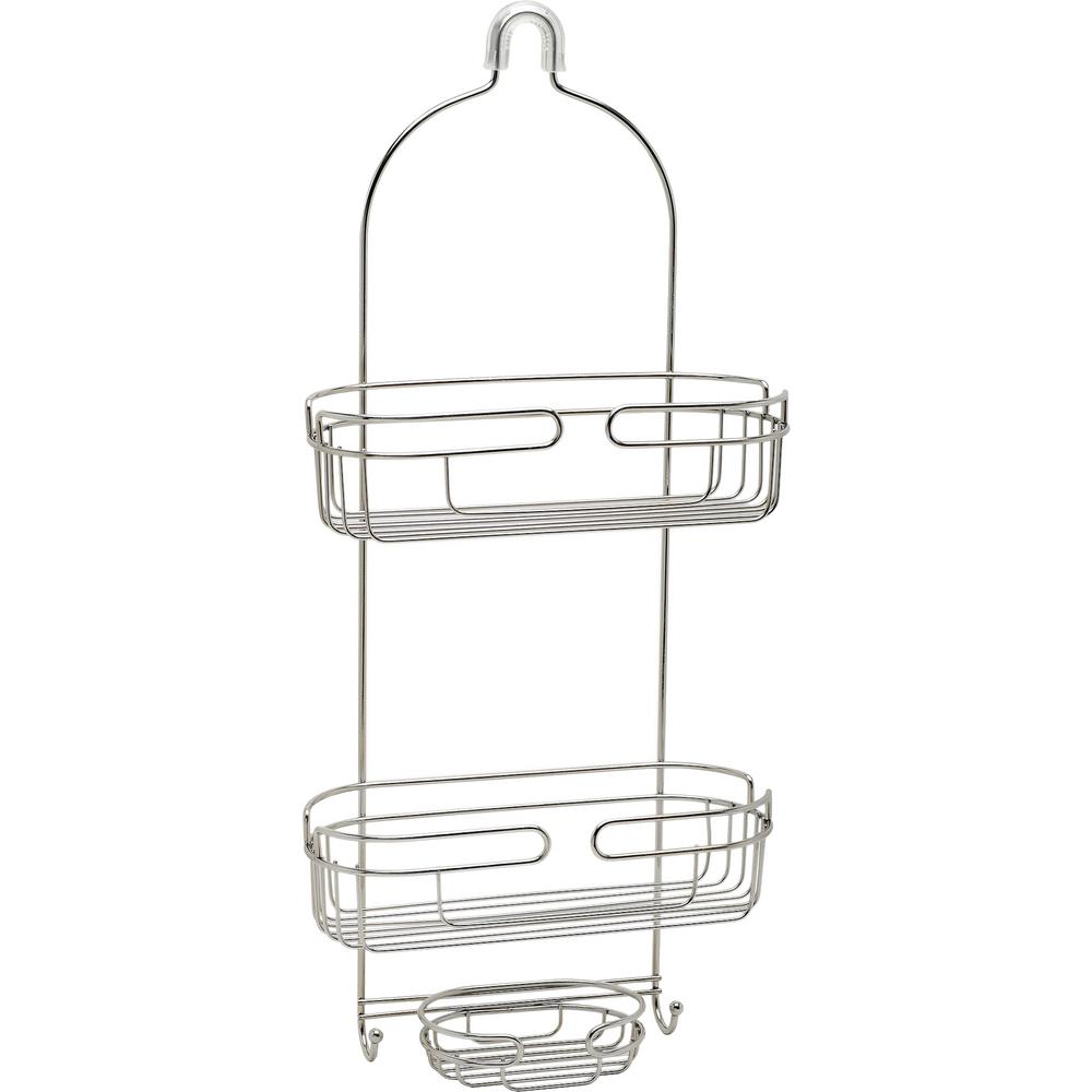 Glacier Bay Over The Showerhead Caddy In Stainless Steel