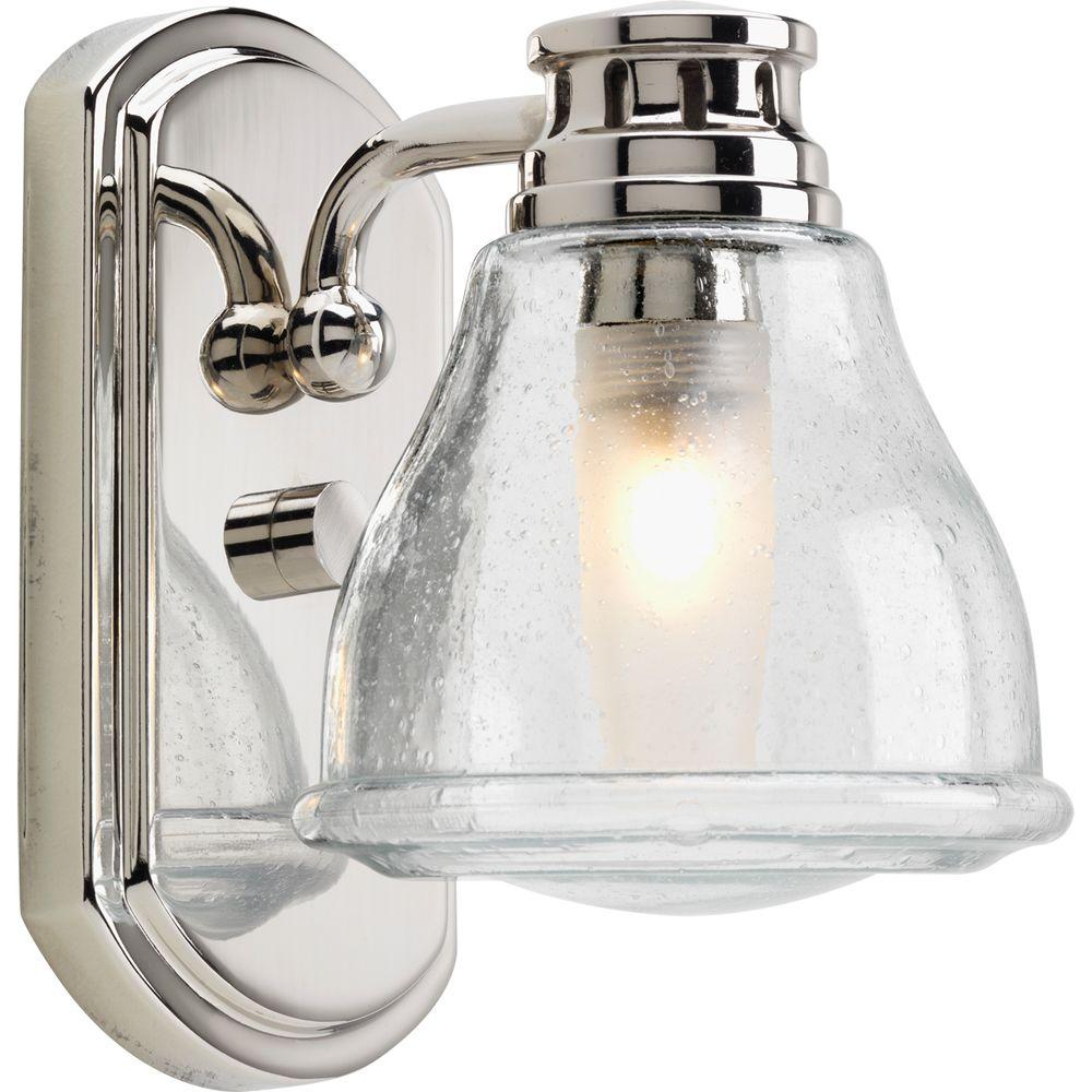 Progress Lighting Academy Collection 1 Light Polished Chrome Bath Progress Lighting Academy Collection 1