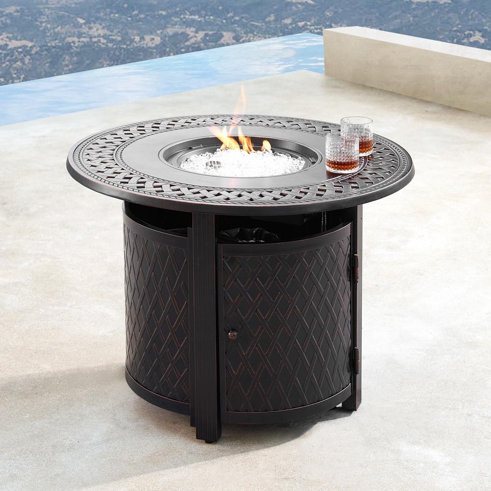 Round Patio Fire Pit Cover, Protect Patio From Fire Pit