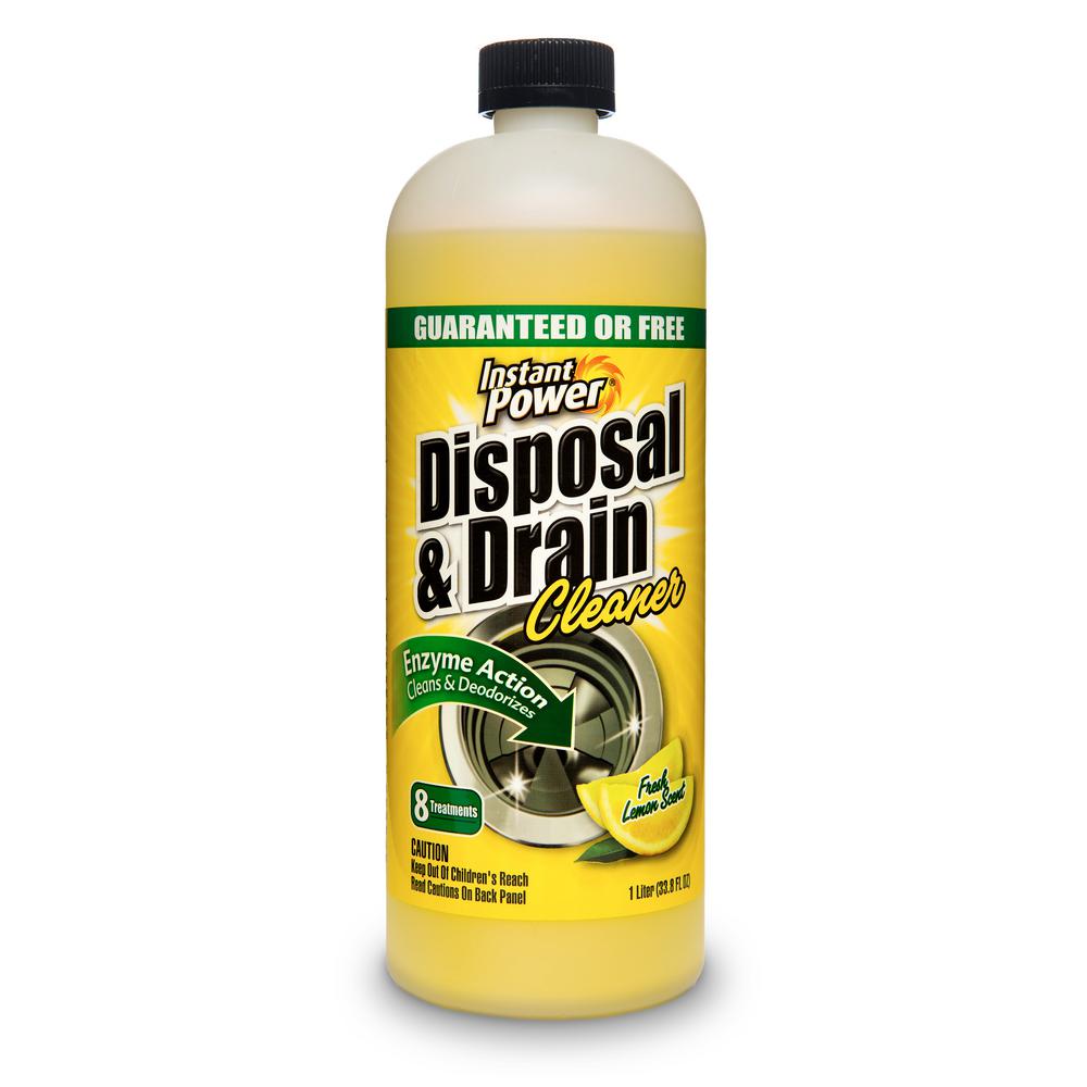 Instant Power 33.8 oz. Disposal and Drain Cleaner Lemon1501 The Home
