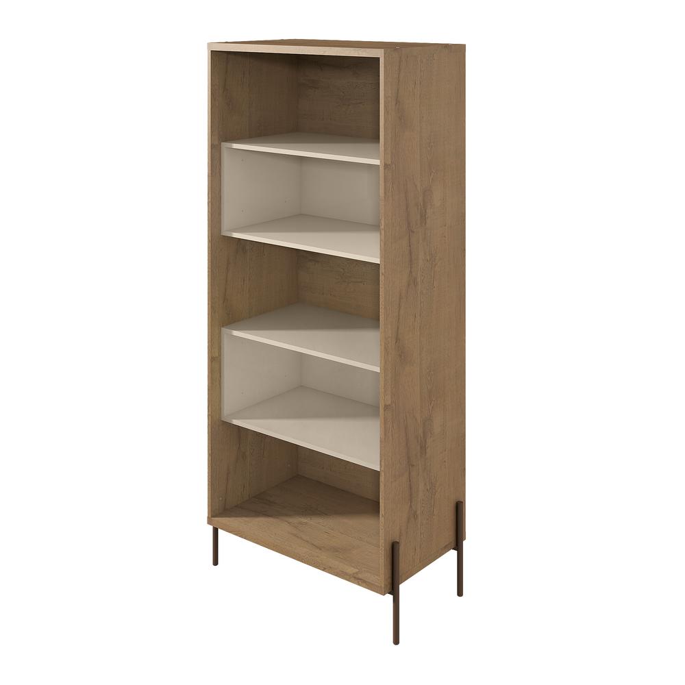Manhattan Comfort Joy Off White 5 Shelf Bookcase 350624 The Home Manhattan Comfort Joy Off White 5 Shelf