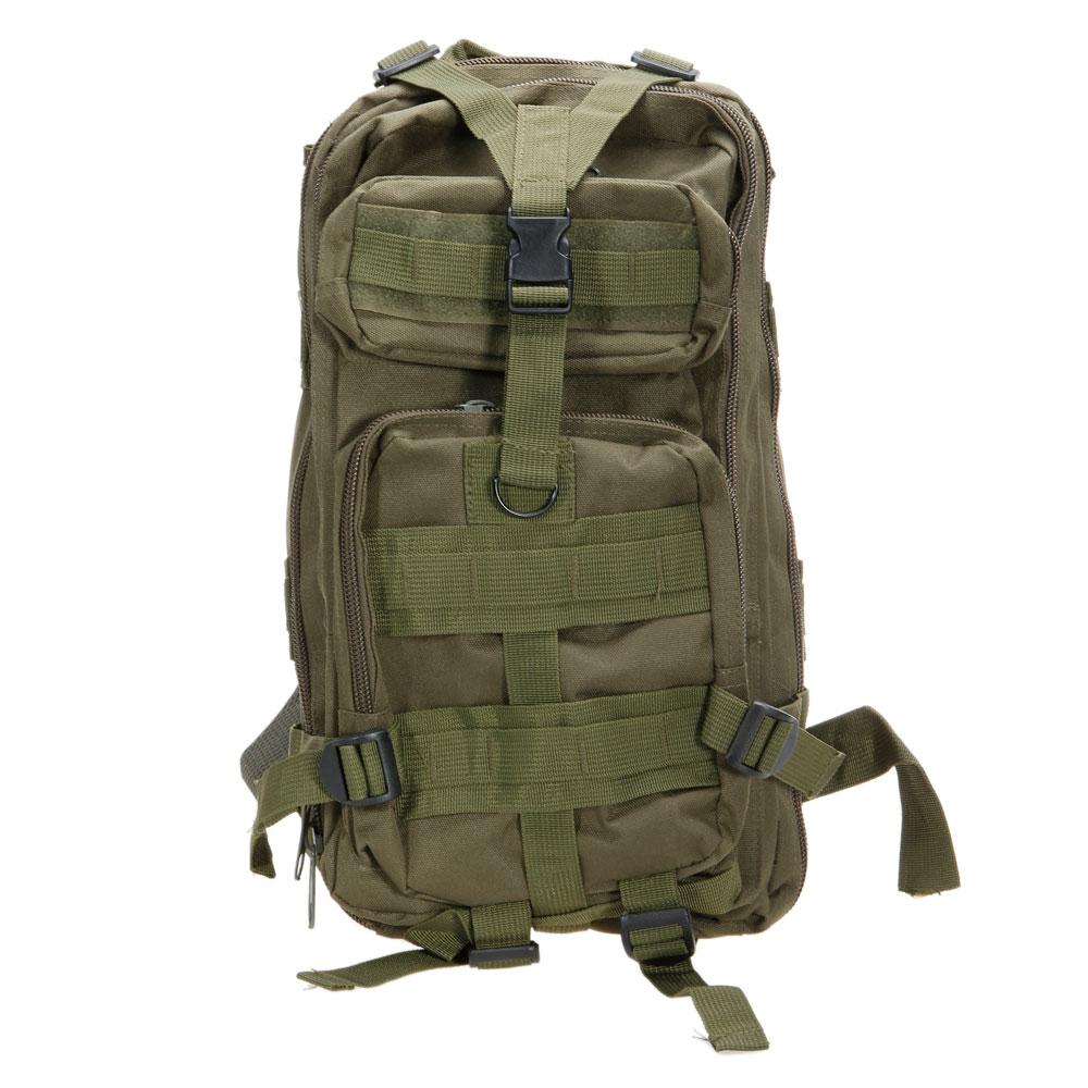 military green backpack