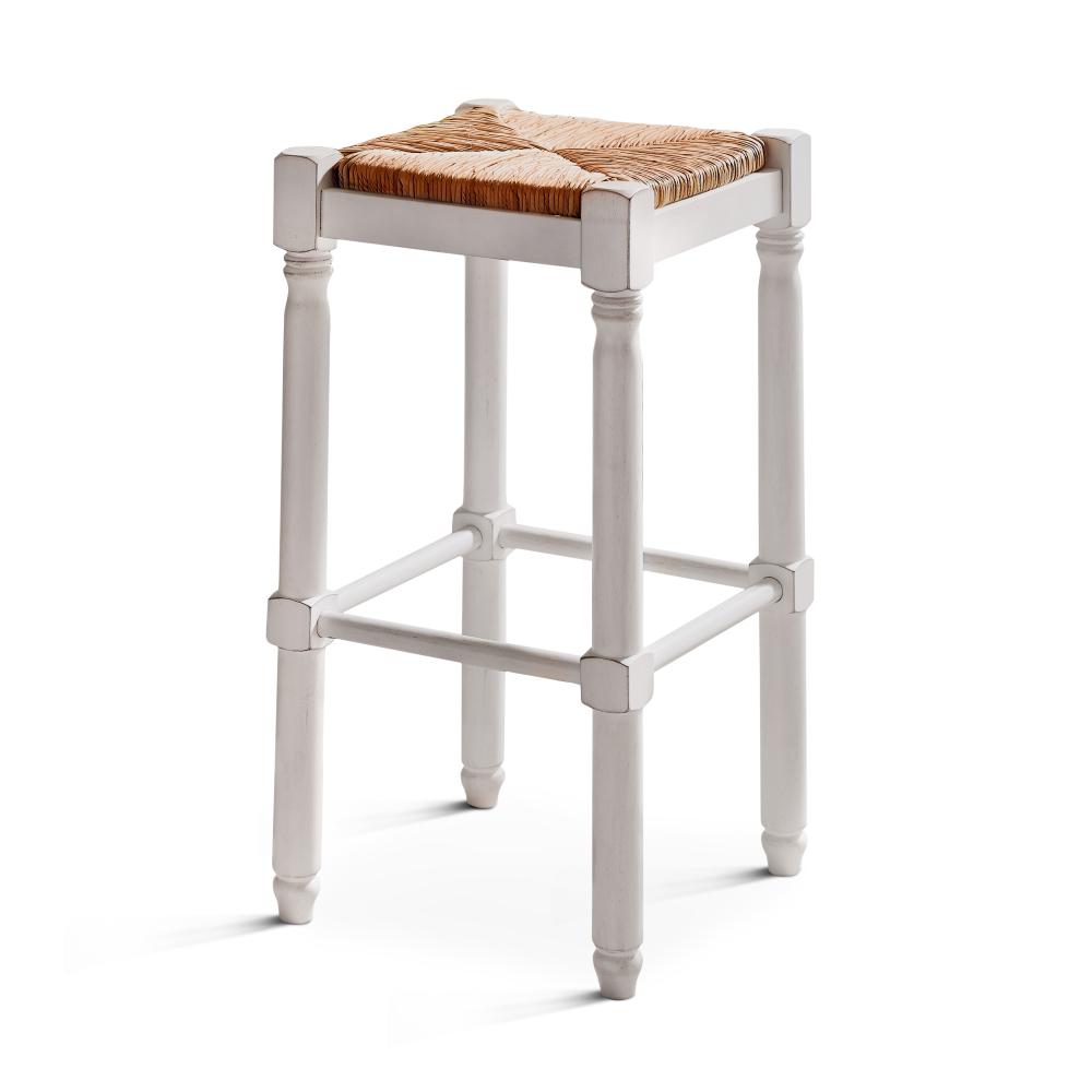 American Woodcrafters Poppy 29 In White Backless Bar Stool B2 150 American Woodcrafters Poppy 29 In White Backless Bar Stool