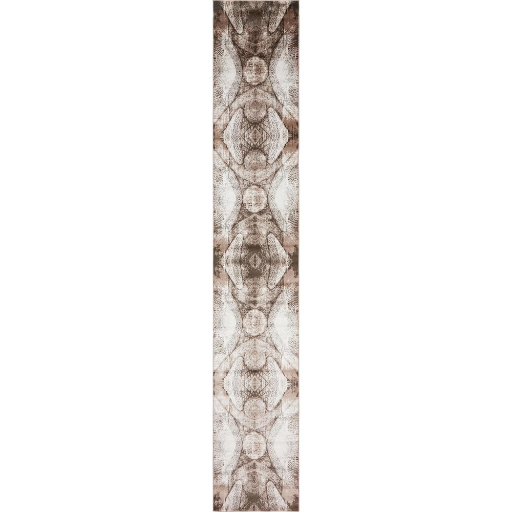 Unique Loom Sofia Albert Brown 3 X 19 8 Runner Rug 3141550 The Sofia Albert Brown 3 X 19 8 Runner Rug