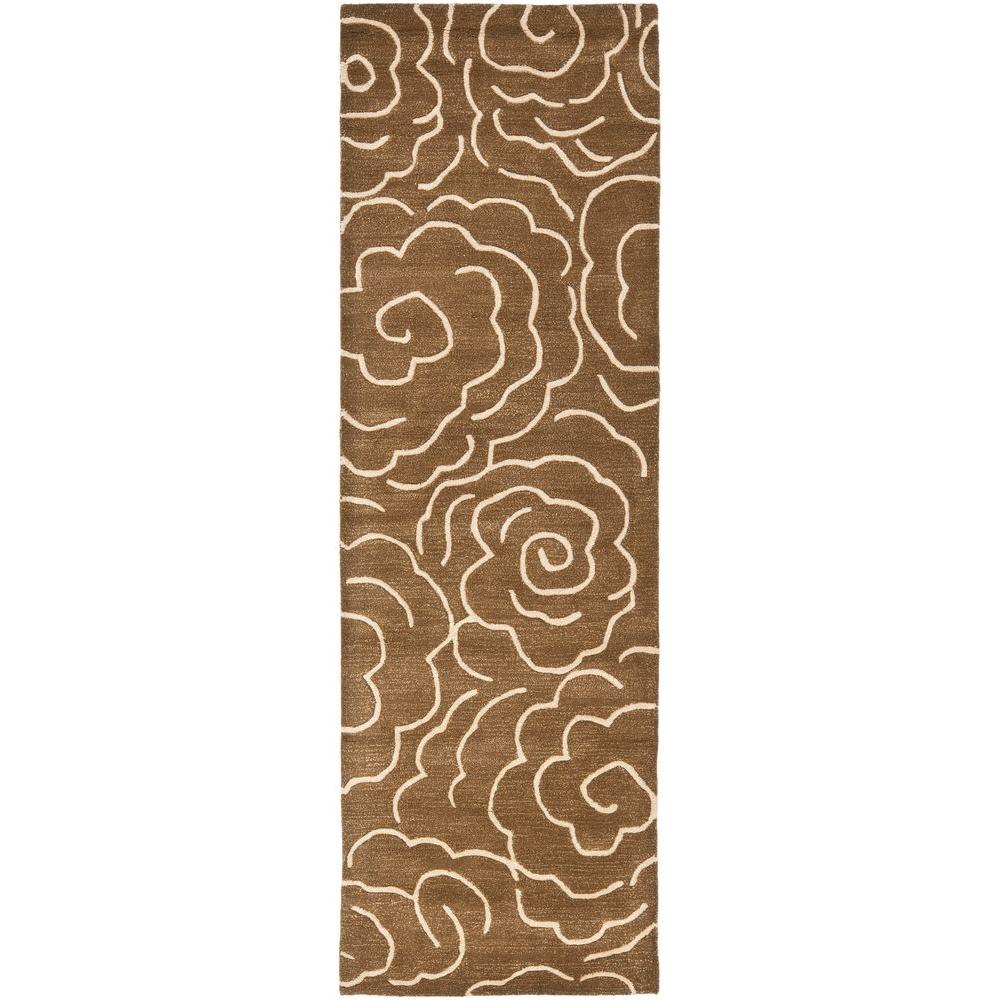 Safavieh Soho Brown/Ivory 2 ft. 6 in. x 8 ft. RunnerSOH812C28 The
